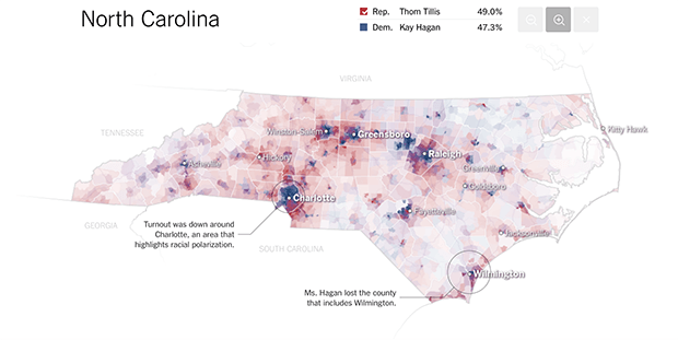 Изображение: nytimes.com/interactive/2014/11/04/upshot/senate-maps.html