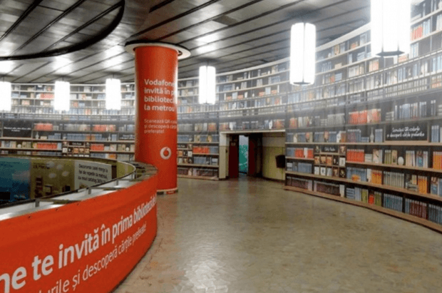 Электронная библиотека в метро Бухареста