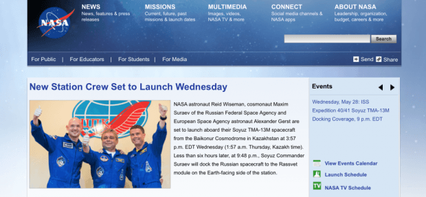 NASA Website