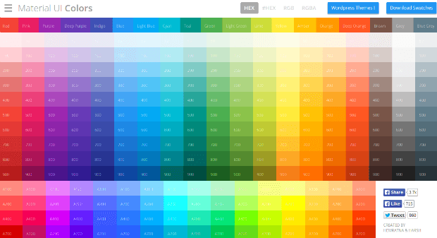 Изображение: materialui.co/colors