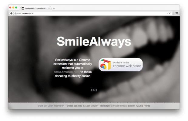 Фрагмент сайта Smile Always.