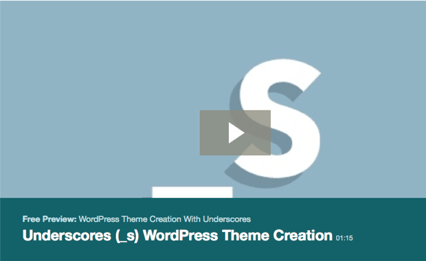 WordPress Theme Creation With Underscores / Создания темы для WordPress на базе Underscores