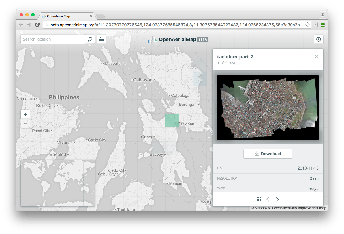 OpenAerialMap – библиотека бесплатных аэрофотоснимков Земли с открытой ...