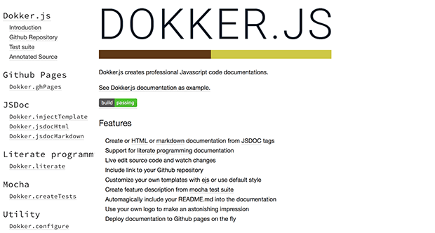 Dokker.js: создание JavaScript-документации