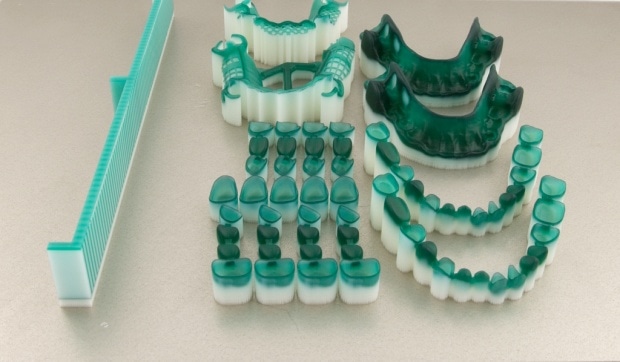 Формы для отливки зубов, напечатанные 3D принтером. / orgprint.com