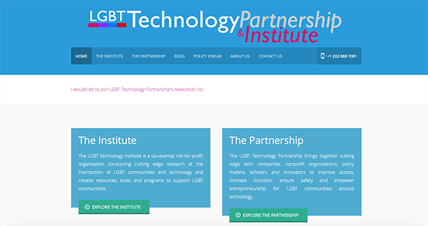 Сайт: lgbttechpartnership.org