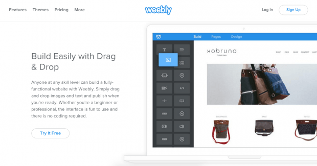 Weebly – онлайн-платформа для создания сайтов