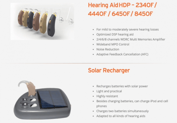 Слуховые аппараты Solar Ear можно заряжать с помощью солнечной батареи