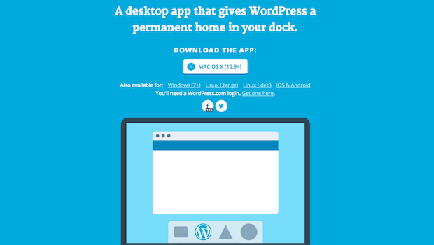 десктоп-приложение для управления сайтами на WordPress.com
