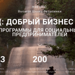 Высшая школа экономики открыла набор на программы для социальных предпринимателей