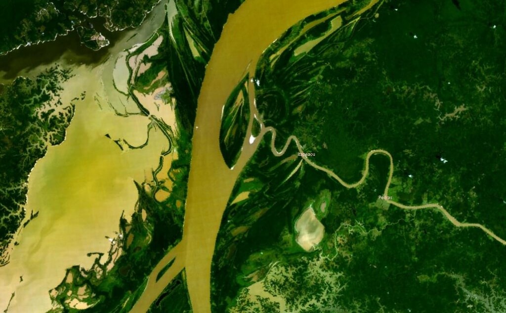 Тропические леса Амазонки со спутника. Фото: Flickr longan drink. CC BY-NC-SA 2.0.