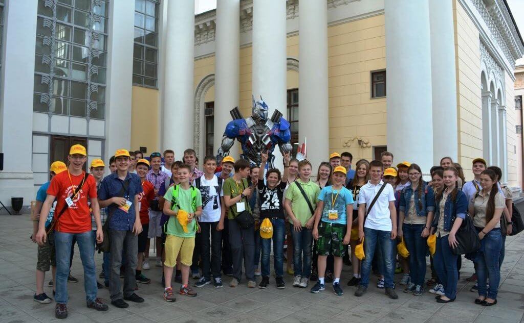 Участники «Клуба программистов для школьников». Фото предоставлено Светланой Карповой.