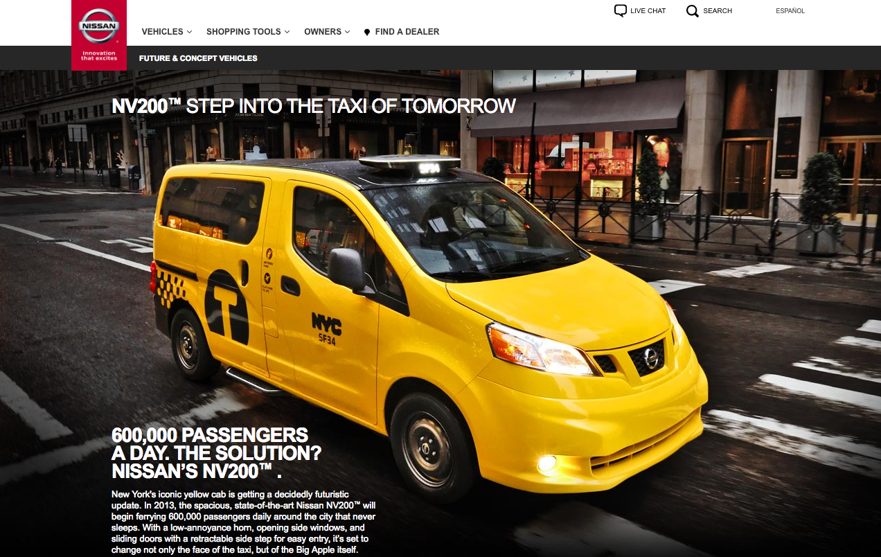 «Такси будущего». Фото с сайта проекта.
