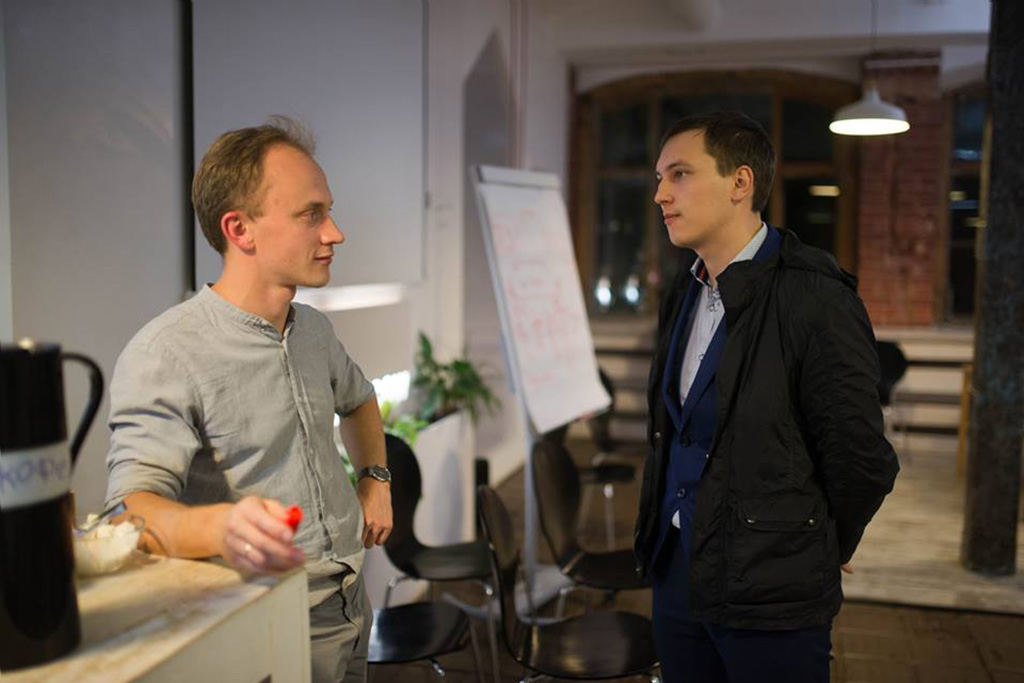 Андрей Толмачев и Михаил Гарбузенко, создатель проекта MaPerm.ru Фото: Мария Борисёнок.