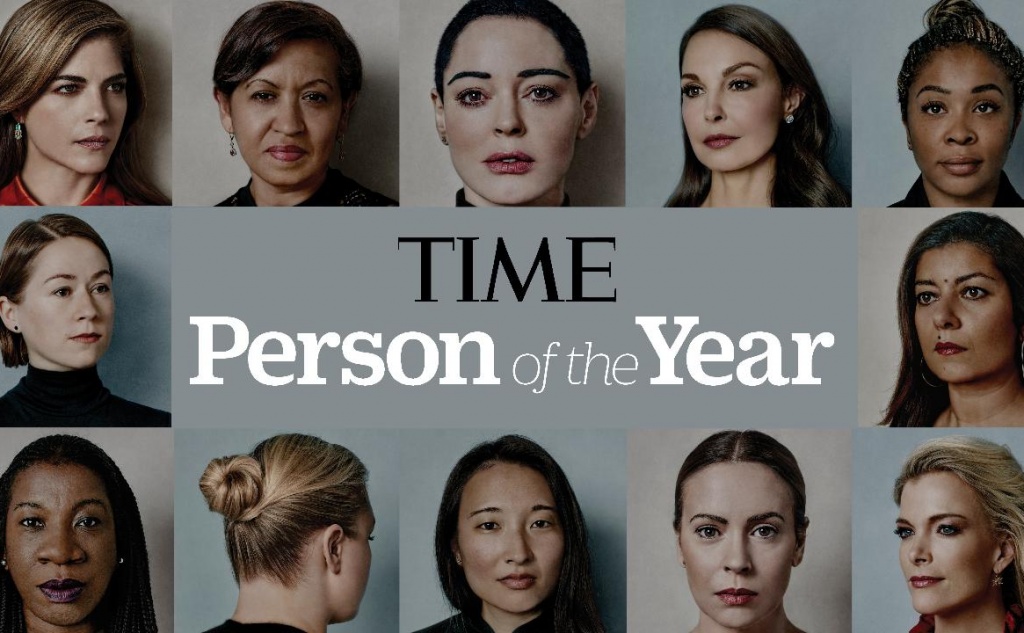 Time назвал человеком года людей, которые не побоялись рассказать о сексуальном насилии. Изображение: Time