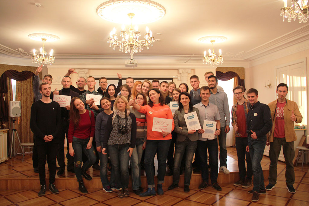 Участники литературного хакатона «Слово.web». Фото: из сообщества хакатона в Вконтакте.