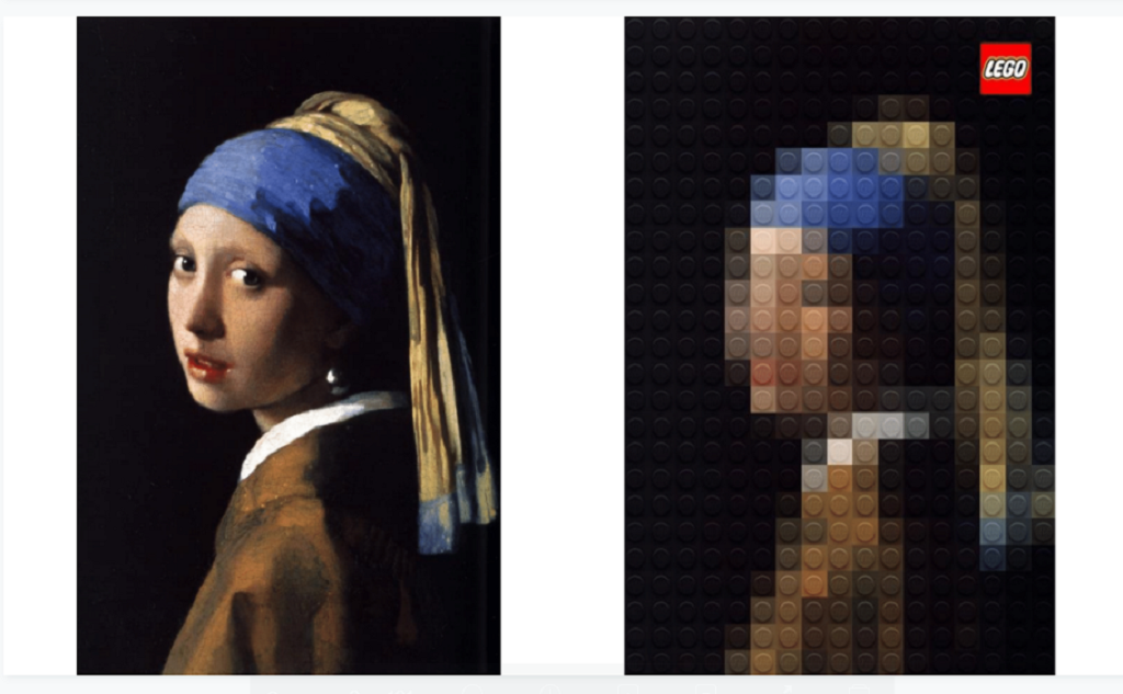 Известная картина нидерландского художника Яна Венмеера «Девушка с жемчужной серёжкой». Скриншот презентации Ильи Курылёва