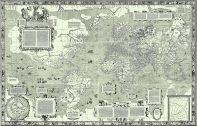Карта мира Меркатора 1569 года