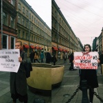 Как прошли одиночные пикеты против домашнего насилия