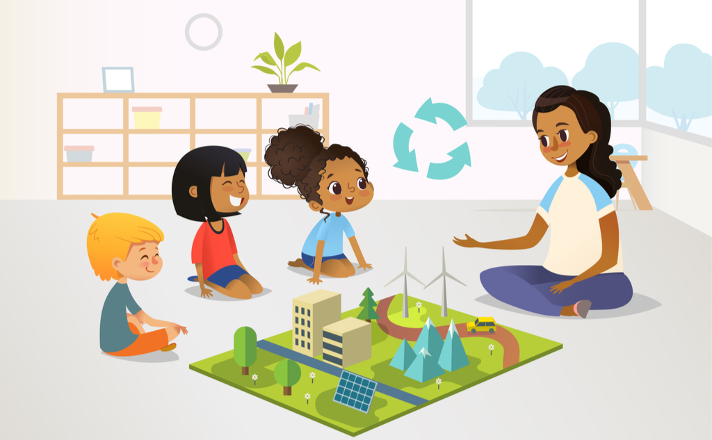 Детям нужно рассказывать об экологии в игровой форме. Фото Shutterstock.