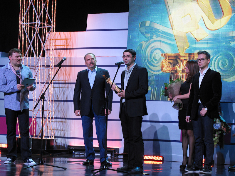 Представители «Карты помощи» на премии Рунета. Фото из блога Алексея Сидоренко. 