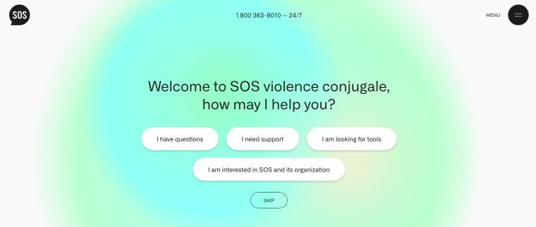 Сайт организации SOS.